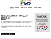 Tablet Screenshot of motoland.de